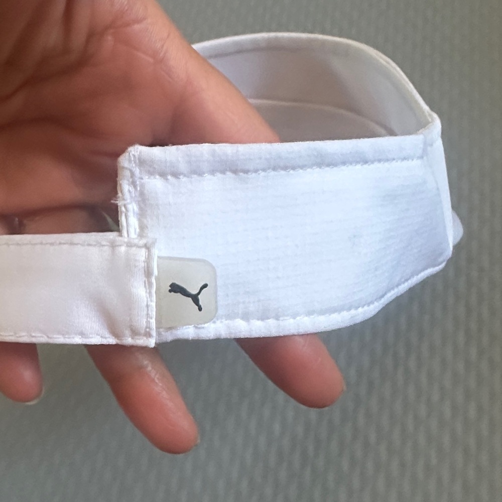 Puma Women’s White Adjustable Visor - Picture 6 of 8